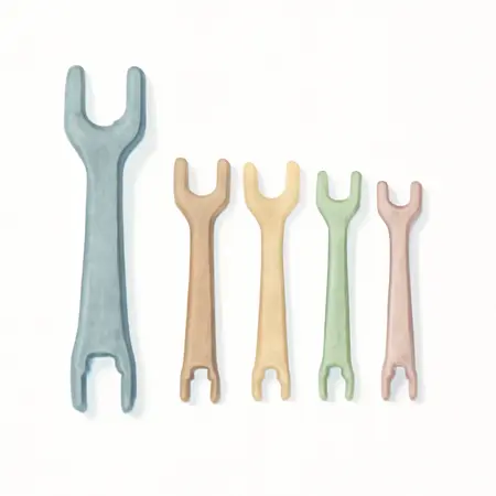 Water color illustrative image of a generic PITTSBURGH Fuel Line and A/C Quick Disconnect Tool, 6 Piece