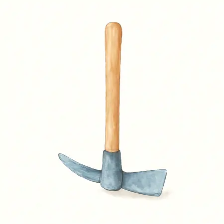 Water color illustrative image of a generic Garden Pick / Planter