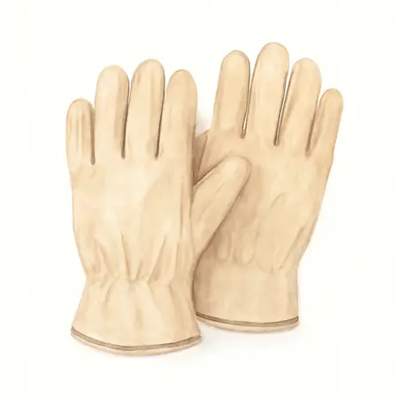 Water color illustrative image of a generic General Purpose Synthetic Leather Utility Gloves, 2-Pair, Large