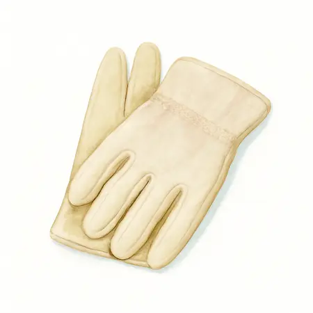 Water color illustrative image of a generic Goatskin Riding Work Gloves Large