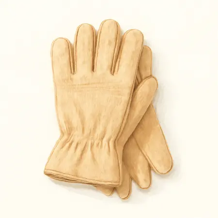 Water color illustrative image of a generic Goatskin Riding Work Gloves Medium