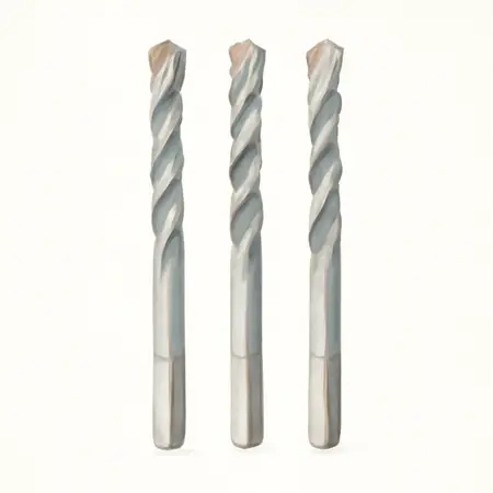 Water color illustrative image of a generic Hammer Drill Masonry Bit Set, 3-Piece