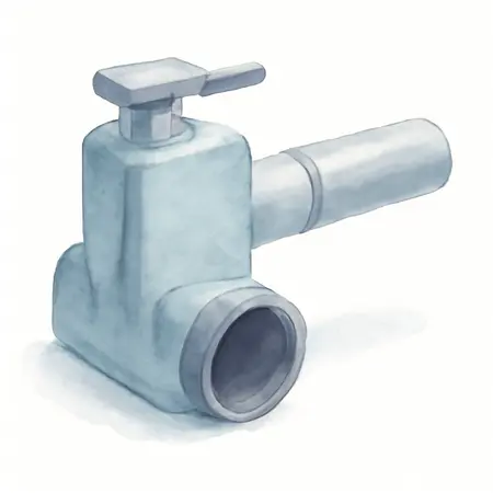 Water color illustrative image of a generic Hammer Drilling Universal Dust Collection Attachment