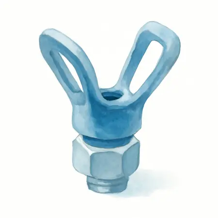 Water color illustrative image of a generic Handheld Paint Sprayer Tip Guard