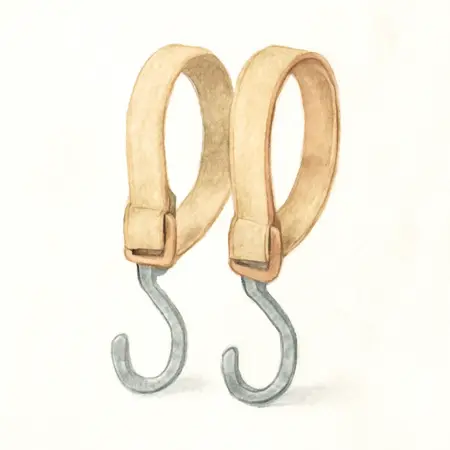 Water color illustrative image of a generic Hang Straps, 2 Pack