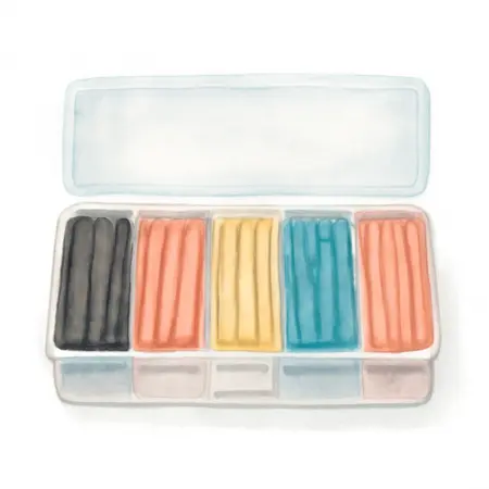 Water color illustrative image of a generic Heat-Shrink Tubing Assortment with Case, 120 Piece