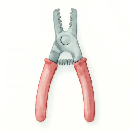 Water color illustrative image of a generic Heavy-Duty Wire Stripper and Cutter
