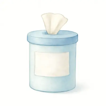 Water color illustrative image of a generic Heavy Duty Cleaning Wipes