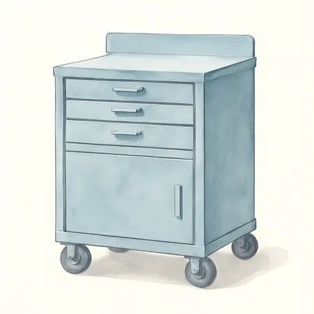 Water color illustrative image of a generic Heavy Duty Large Welding Cabinet