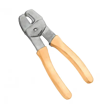 Water color illustrative image of a generic Heavy Duty Ratcheting Crimper