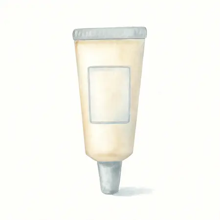 Water color illustrative image of a generic High Performance White Lithium Grease