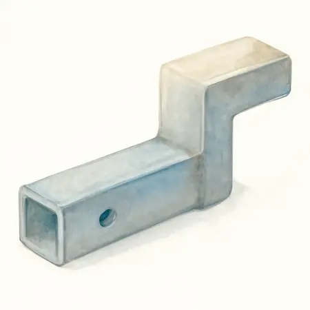Water color illustrative image of a generic Hitch Extender with Step