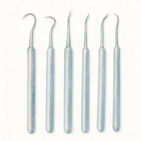 Water color illustrative image of a generic Hook & Pick Set, 6 Pc.
