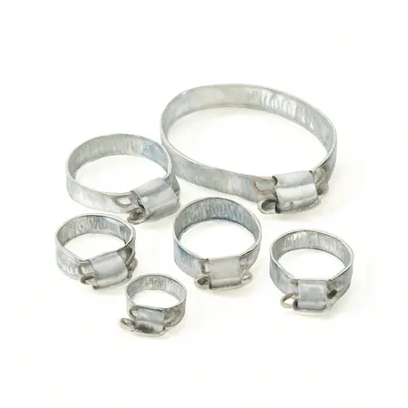 Water color illustrative image of a generic Hose Clamp Assortment, 40 Piece