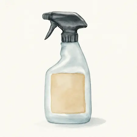 Water color illustrative image of a generic 15 oz. Hot Shine Tire Coating