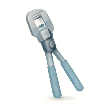 Water color illustrative image of a generic Hydraulic Wire Crimping Tool