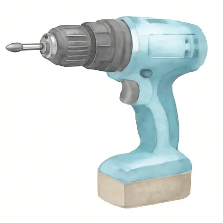 Water color illustrative image of a generic Impact Drill and Driver Bit Set, 35 Piece