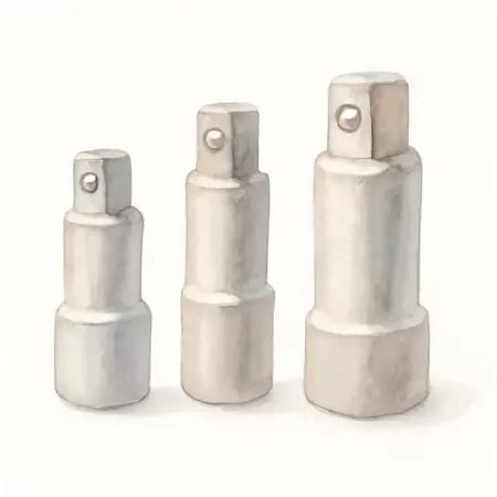 Water color illustrative image of a generic Impact Rated 6 in. Socket Adapter Set, 3 Piece