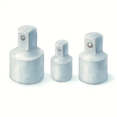 Water color illustrative image of a generic Impact Socket Adapter Set, 3 Piece