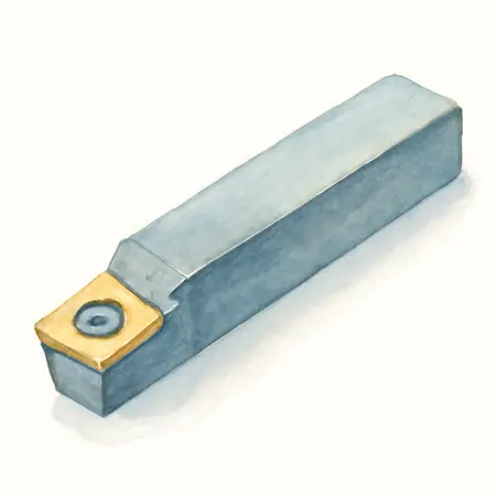 Water color illustrative image of a generic Indexable Mini Lathe Set, 5 Pc.