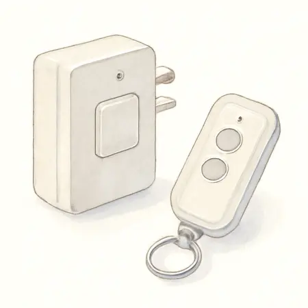 Water color illustrative image of a generic Indoor Wireless Remote System 3 Pc