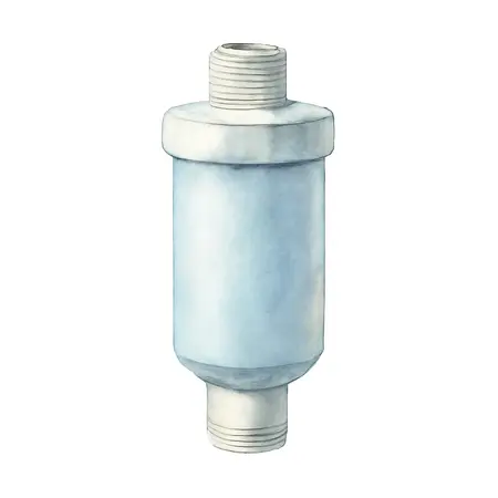 Water color illustrative image of a generic Inline Desiccant Dryer/Filter