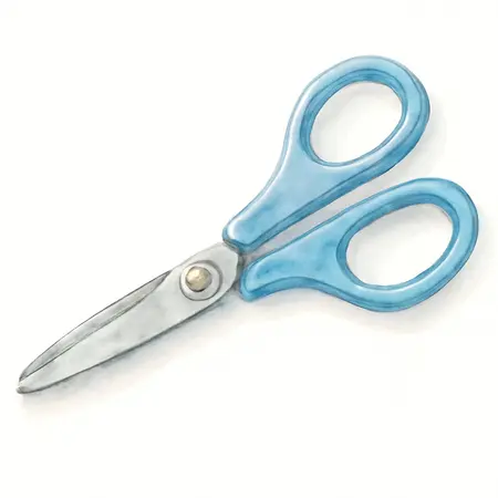 Water color illustrative image of a generic Jobsite Offset Scissors