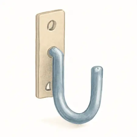 Water color illustrative image of a generic Jumbo Bike/Utility Hook
