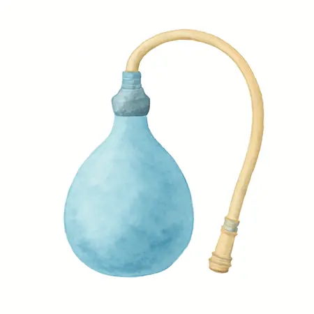 Water color illustrative image of a generic Large Drain Cleaning Bladder