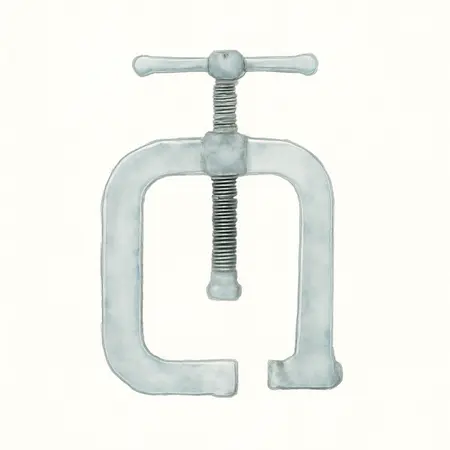 Water color illustrative image of a generic Large Valve Spring Compressor