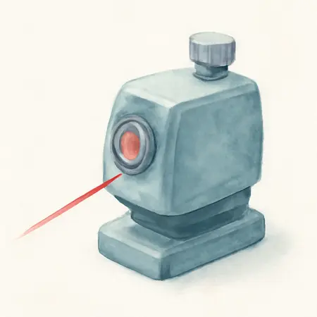 Water color illustrative image of a generic Laser Marker