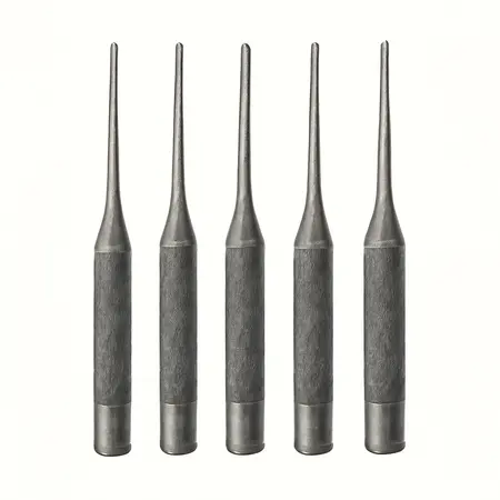 Water color illustrative image of a generic Long Drive Pin Punch Set, 5 Pc.