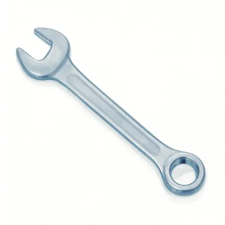 Water color illustrative image of a generic Long Handle Metric Combination Wrench Set, 11 Pc.