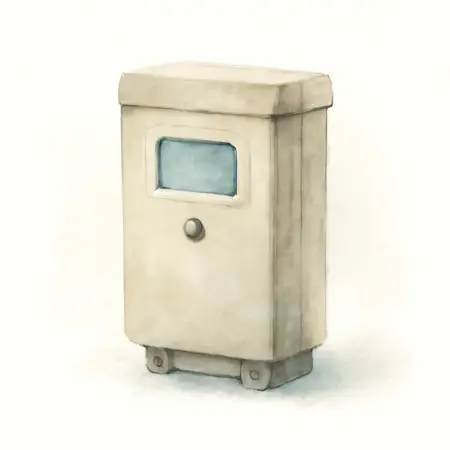 Water color illustrative image of a generic Low Voltage 120W Landscape Transformer