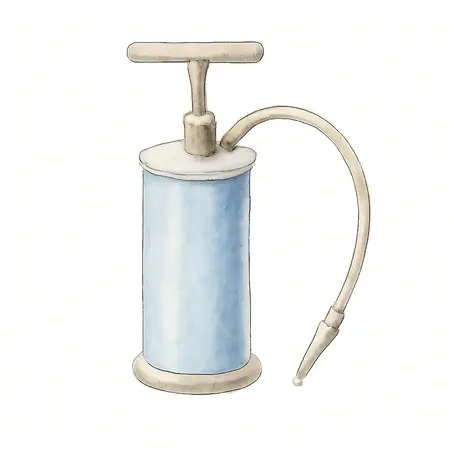 Water color illustrative image of a generic Lubricant Suction Gun