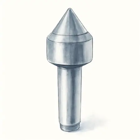 Water color illustrative image of a generic MT2 Bullnose Live Center