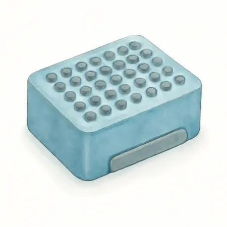 Water color illustrative image of a generic U.S. GENERAL Magnetic Bit Storage