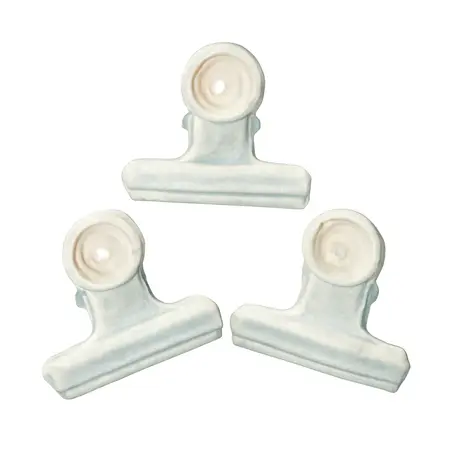 Water color illustrative image of a generic Magnetic Bulldog Clip Set, 3 Piece