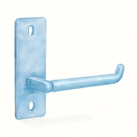 Water color illustrative image of a generic U.S. GENERAL Magnetic Paper Towel Holder, Blue