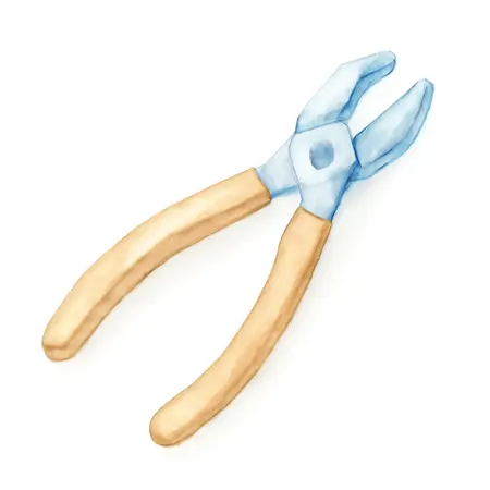 Water color illustrative image of a generic Master Disconnect Tool Set