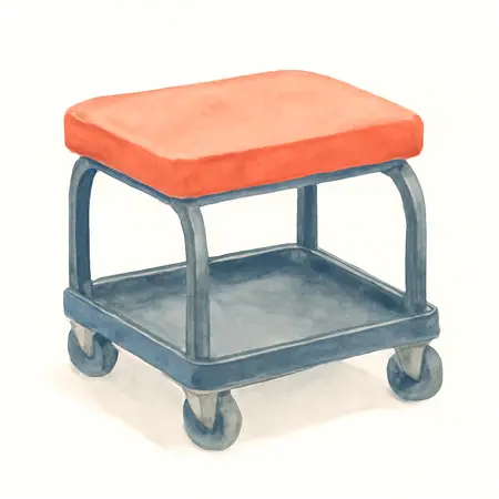 Water color illustrative image of a generic PITTSBURGH Mechanics Roller Seat