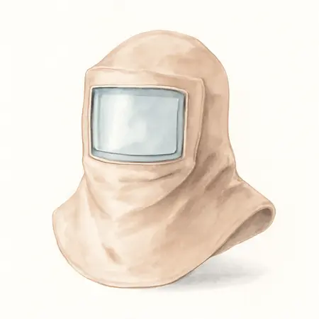 Water color illustrative image of a generic Media Blasting Hood