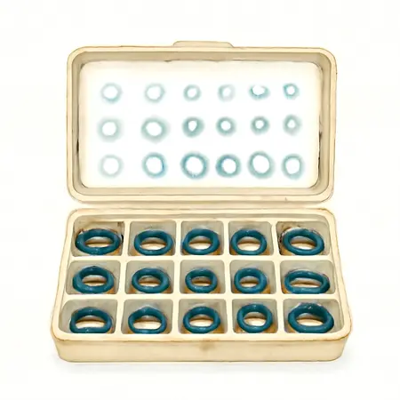 Water color illustrative image of a generic Metric Nitrile O-Ring Assortment, 225 Pc.
