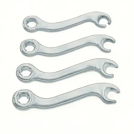 Water color illustrative image of a generic Metric Professional S-Shaped Wrench Set, 5 Pc.