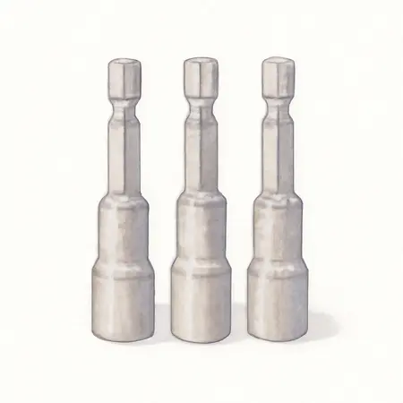 Water color illustrative image of a generic Metric Quick Release Magnetic Nutsetter Set, 3 Pc.