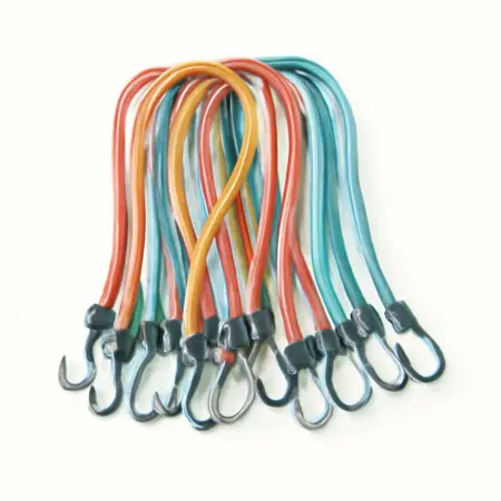 Water color illustrative image of a generic Mini Elastic Stretch Cords, 20 Piece