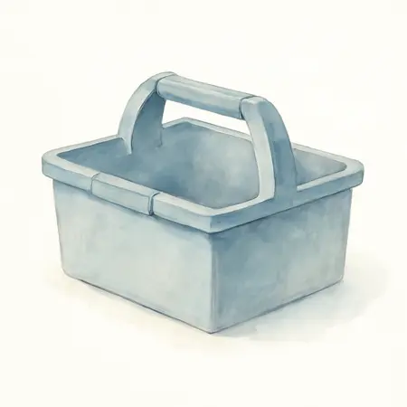 Water color illustrative image of a generic Modular Storage Tote