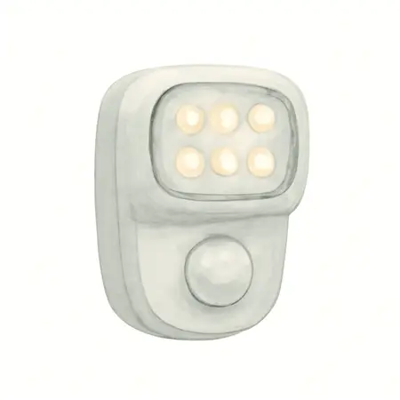 Water color illustrative image of a generic Motion Activated LED Security Light