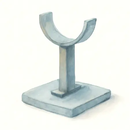 Water color illustrative image of a generic Motorcycle Wheel Cleaning Stand