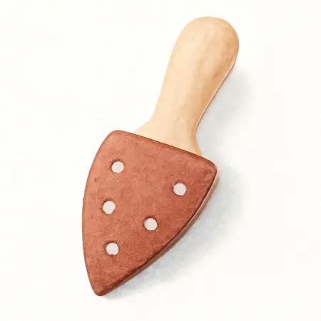 Water color illustrative image of a generic Finger Sanding Pad And Paper Set for Oscillating Multi-Tools, 4 Pack